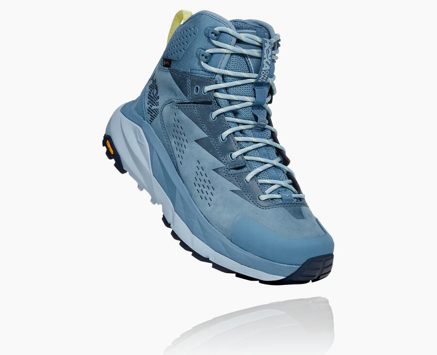 Hoka Kaha Gore-Tex - Women's Hiking Boots - Blue - UK 398LICVNS